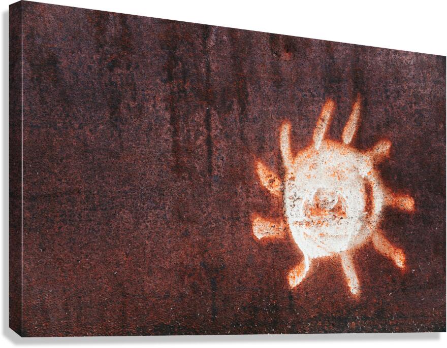 Glowing Sun Canvas Print
