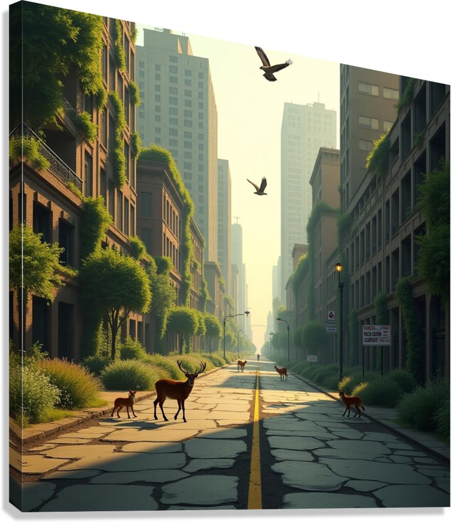 Without humans Canvas Print