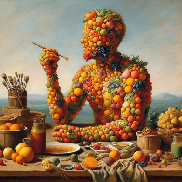 Fruit Man by sebastien syssau