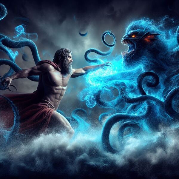 Zeus meets a Smokeen by sebastien syssau