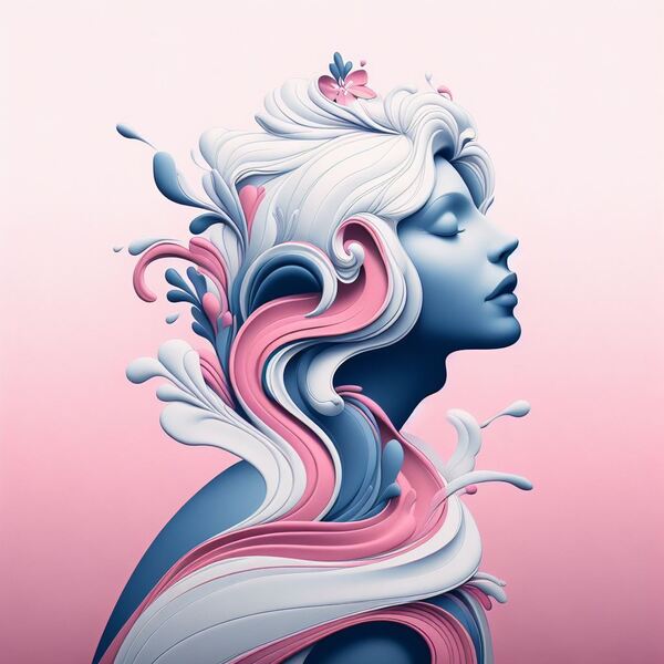 Lady Blue Creation by sebastien syssau