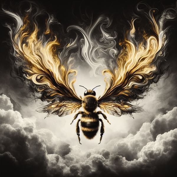 Fire Bee by sebastien syssau