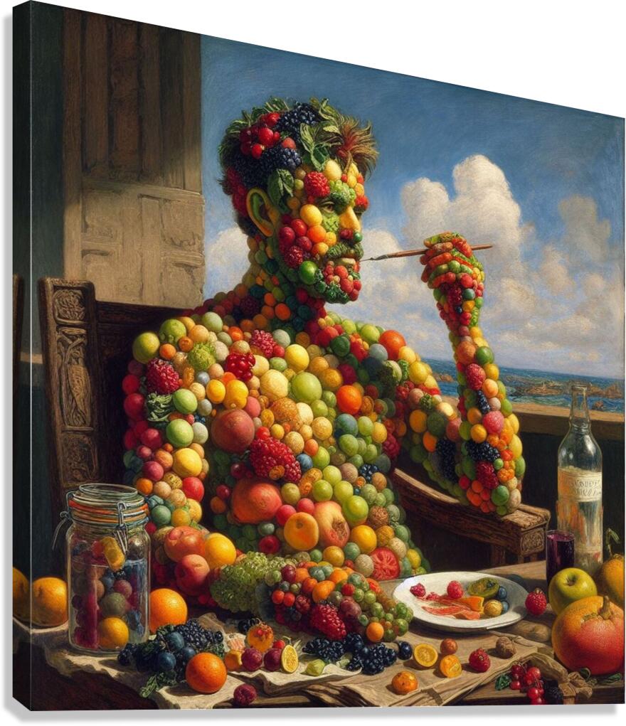 You are what you eat Canvas Print