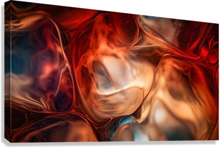 Beer and Ice Abstract Canvas Print