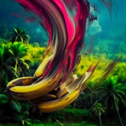 Royal Banana Abstract