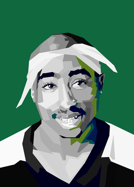 Tupac shakur by Maximeillust