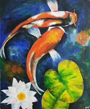 Lily & fish
