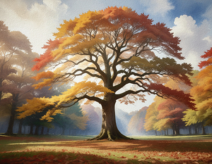 Autumn Grandeur Tree   GIA2501 0456 WAT