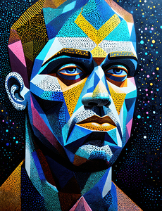 Vibrant Geometry - GIA2401-0365-ILU