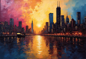 Urban Twilight - GIA2401-0353-OIL