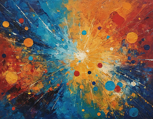 Chromatic Supernova: Vital Hatching   GIA2501 0433 OIL