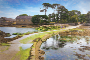 Low Tide Passage to Berde Island - C1506-1710-ABS