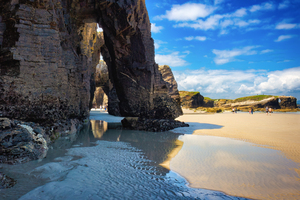 Majestic Cliffs of Las Catedrales - C1705-0408-ORT