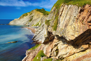 Zumaya Flysch Cliffs Gipuzkoa - CR2106-5674-GLA 