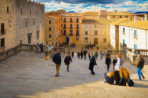 Girona Cathedral Square - CR2112-6456-PIN