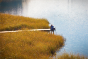 Contemplation in Lake - CR2201-6634-PIN