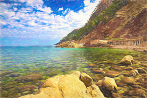 View of the coast of Estellencs - CR2205-7486-OIL