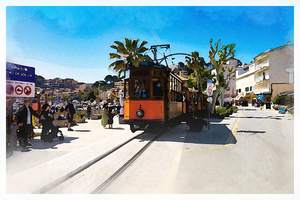 Soller tourist train Majorca - CR2205-7525-WAT
