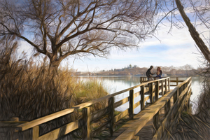 Conversation at the Mirador - CR2301-8504-OIL