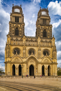 The splendor of the Orleans Cathedral - CR2304-8914-ORT