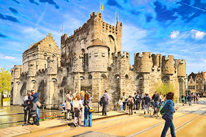 Gravensteen Castle Ghent - CR2304-9072-WAT
