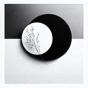 Zen Minimalism - GIA2401-0110-BW.
