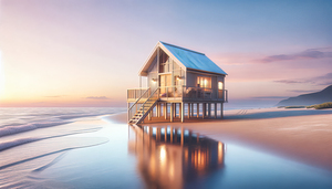 Dawn on the beach - GIA2401-0185-ILU