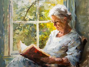 Literary Sunset - GIA2401-0220-OIL