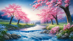 Sakura River - GIA2401-0235-WAT