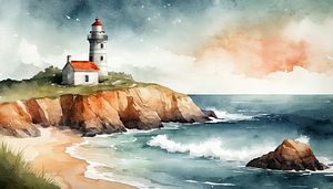 Lighthouse Corner - GIA2401-0274-WAT