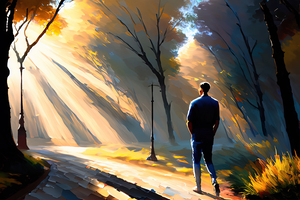Backlit path - GIA-2309-1048-OIL-1