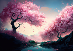 Spring in Pink - GIA-2309-1058-ABS