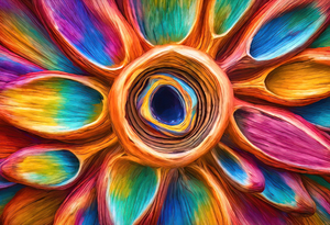 Colorful floral vortex - GIA-2310-1116-OIL