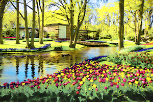 Floral Rainbow - LU2305-1030404-WAT