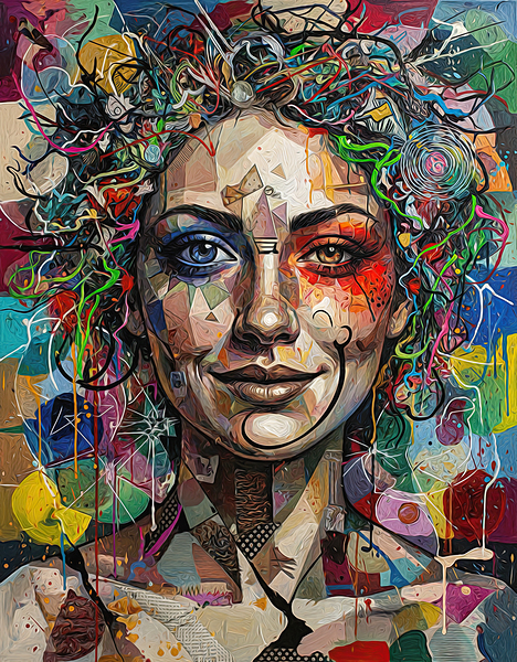 Kaleidoscope Soul   GIA2501 0650 OIL Print