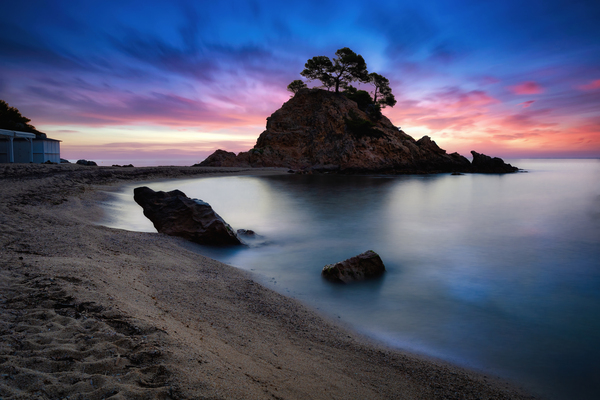Blue hour at dawn in Cap Roig - CR2006--2932-ART by JordiCarrio