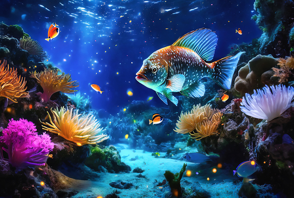 Coral Domain - GIA2401-0197-REA Print