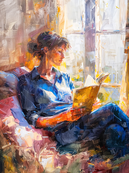 Illustrated Serenity - GIA2401-0219-OIL Print