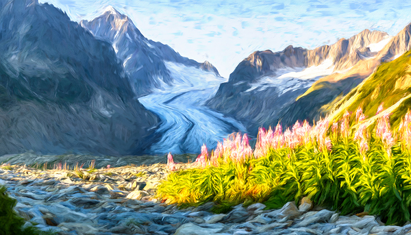 Glacial Valley - GIA2401-0240-OIL Print