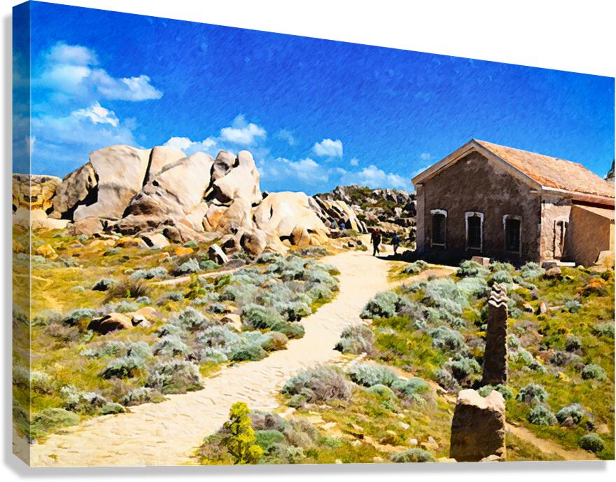 Road to the Lighthouse - CR2405-0669-PIN Canvas Print