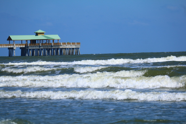 Charleston Beach Front  Print