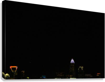The City Of Charlotte Color Canvas Print