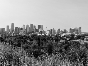 Downtown Calgary from Nosehill
