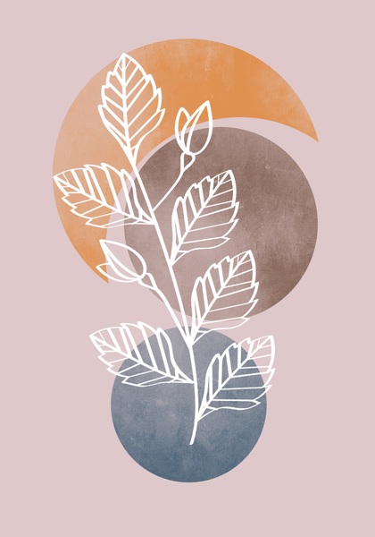 Botany Foliage Boho Print