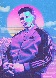 Retro Declan Rice Poster