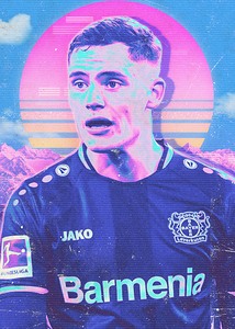 Retro Florian Wirtz Poster