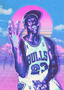 Retro Michael Jordan Poster