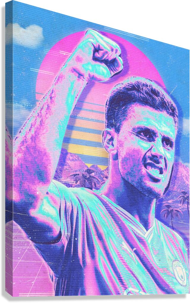 Rodri Retro Poster Canvas Print
