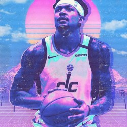 Bradley Beal Retro Poster