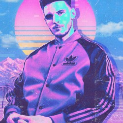 Retro Declan Rice Poster